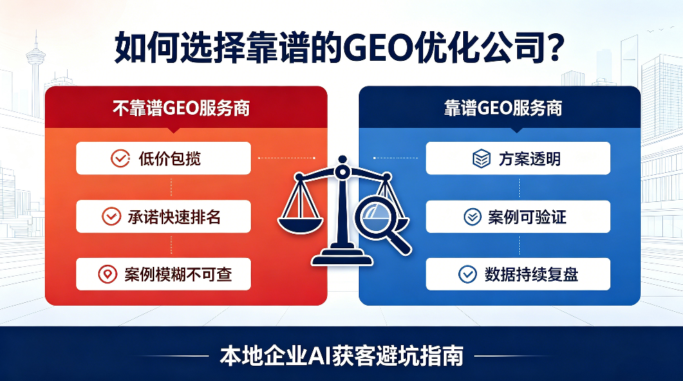 广东如何选择靠谱的GEO优化公司？本地企业AI获客避坑指南